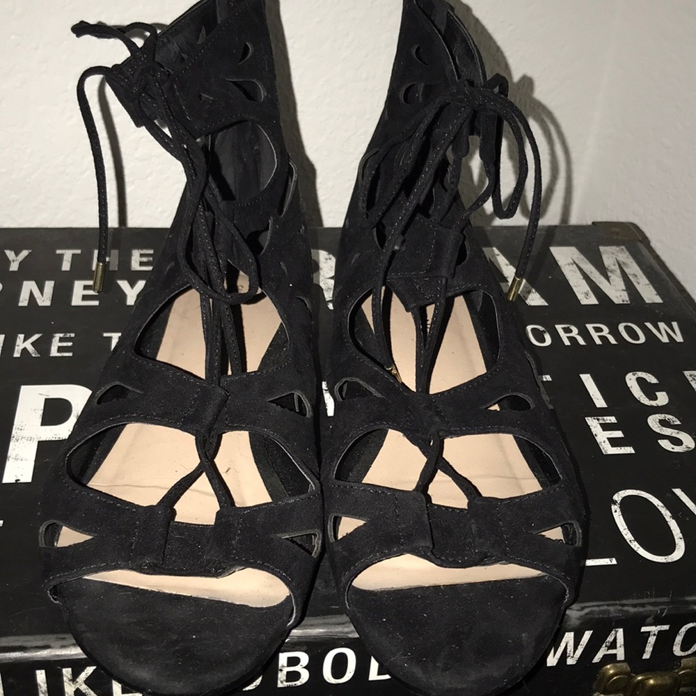 Lace up sandals